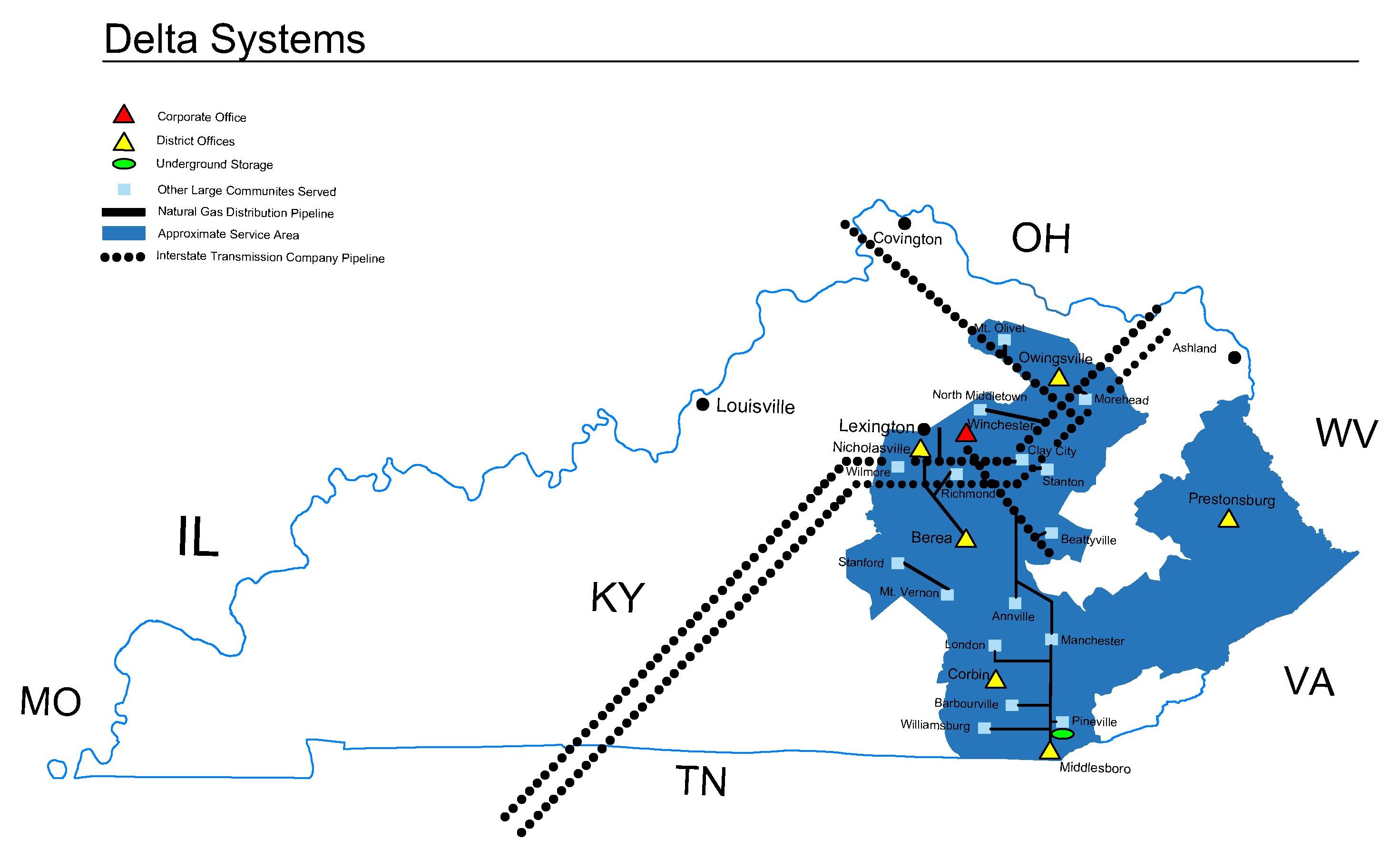 delta map service area